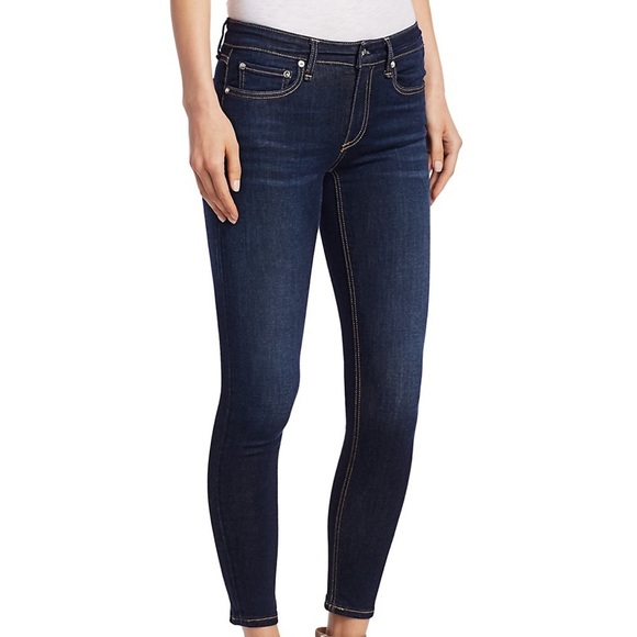 rag & bone mid rise skinny jeans size 27 - Picture 3 of 7